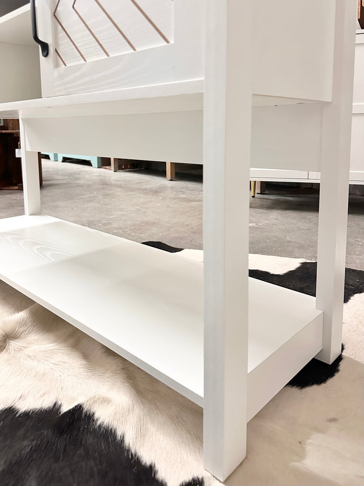 Carlos II White Console Table