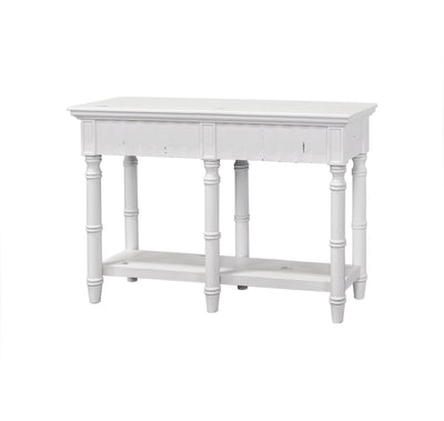 Moby White Accent Table