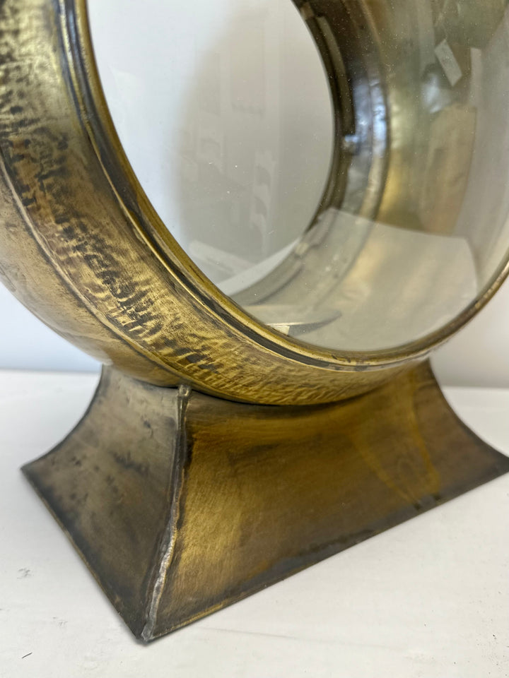 Gold Metal Large Lantern