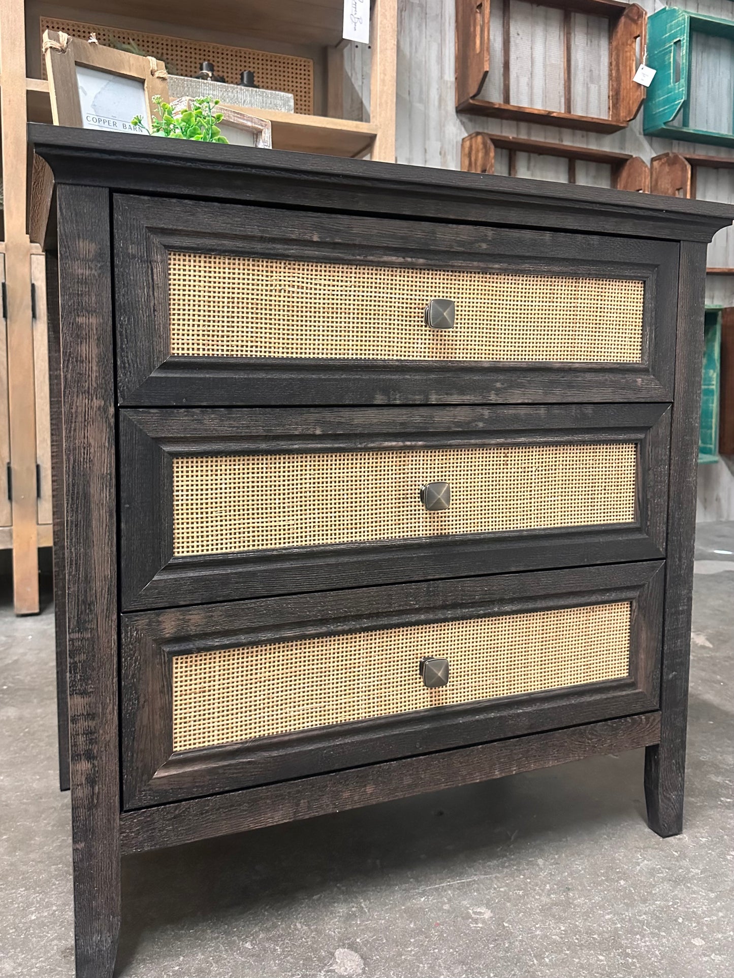 Dolores Weathered Brown Nightstand