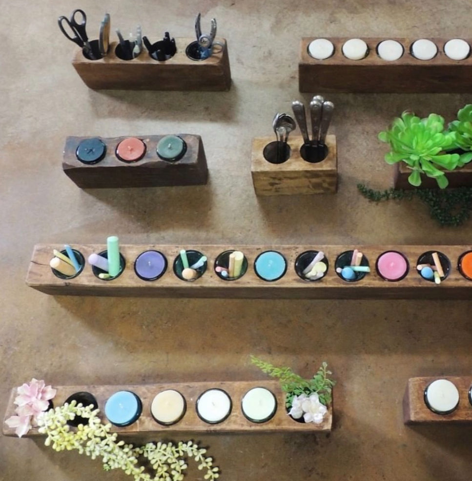 2 Hole Wood Sugar Mold