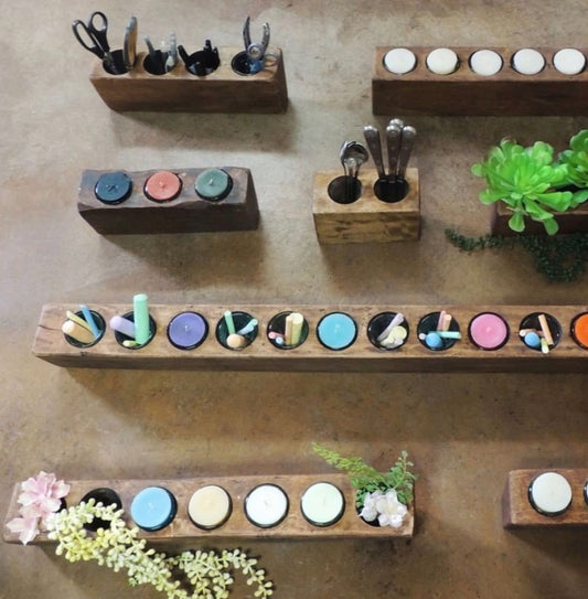 2 Hole Wood Sugar Mold