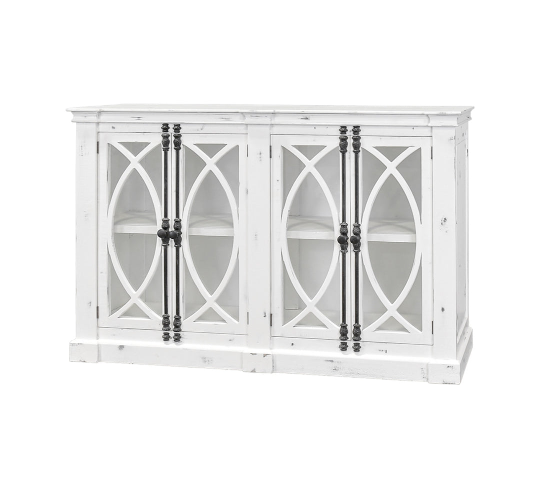 Cameo White Console Cabinet