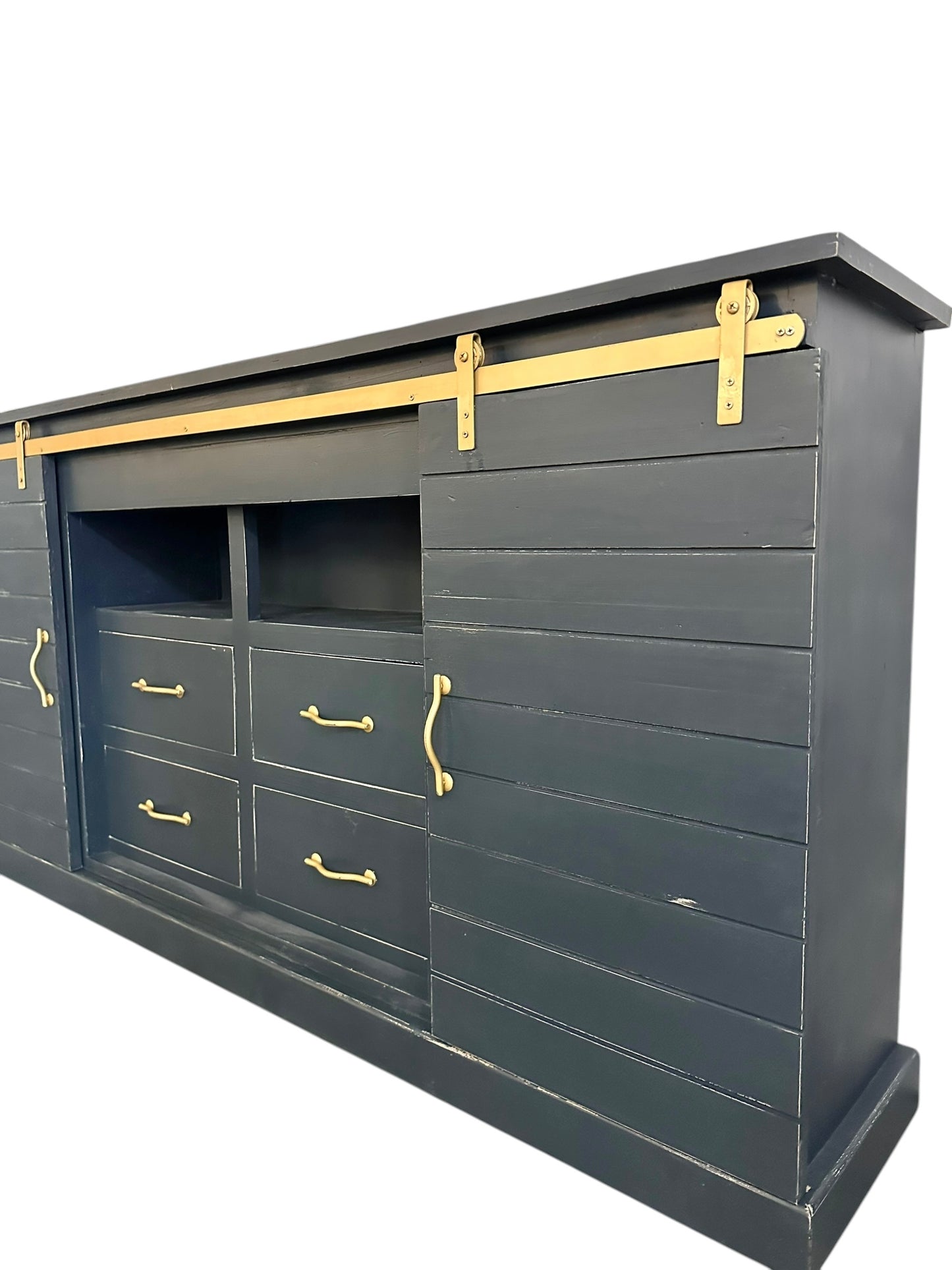 Griffin Navy Blue Large Cabinet