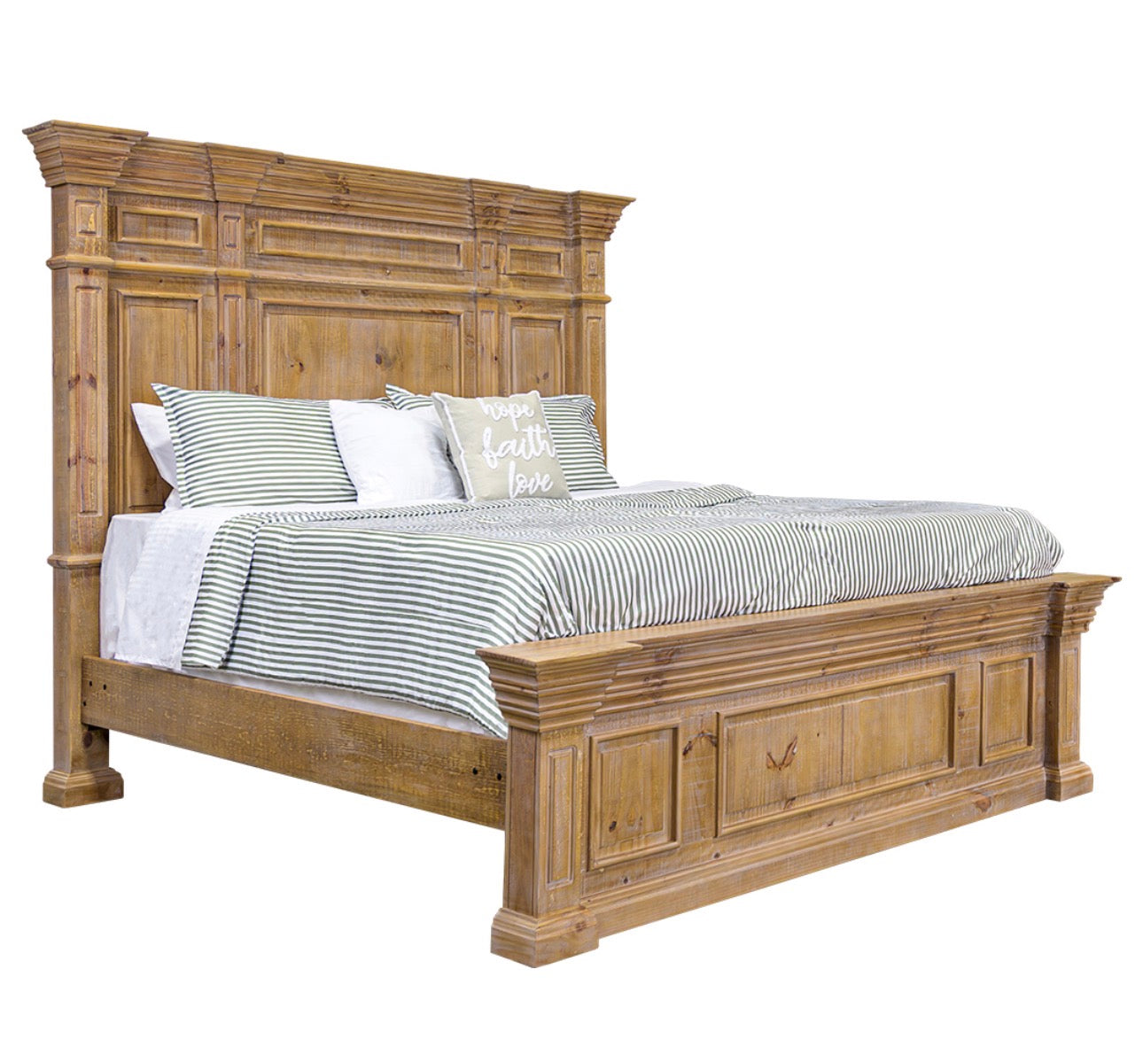 Hart Washed Barn wood Queen Bedroom Set