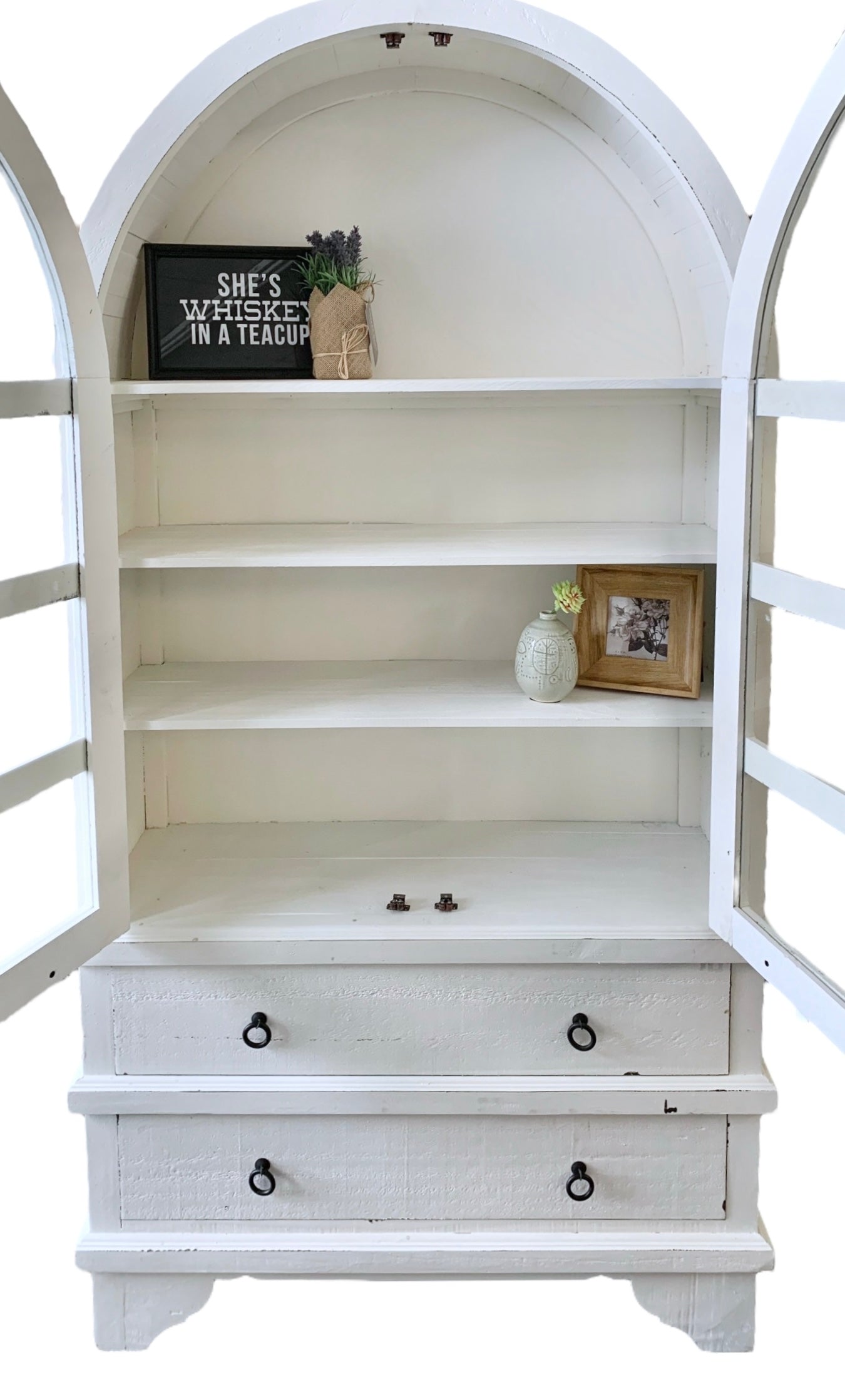 Kelly White Display Cabinet