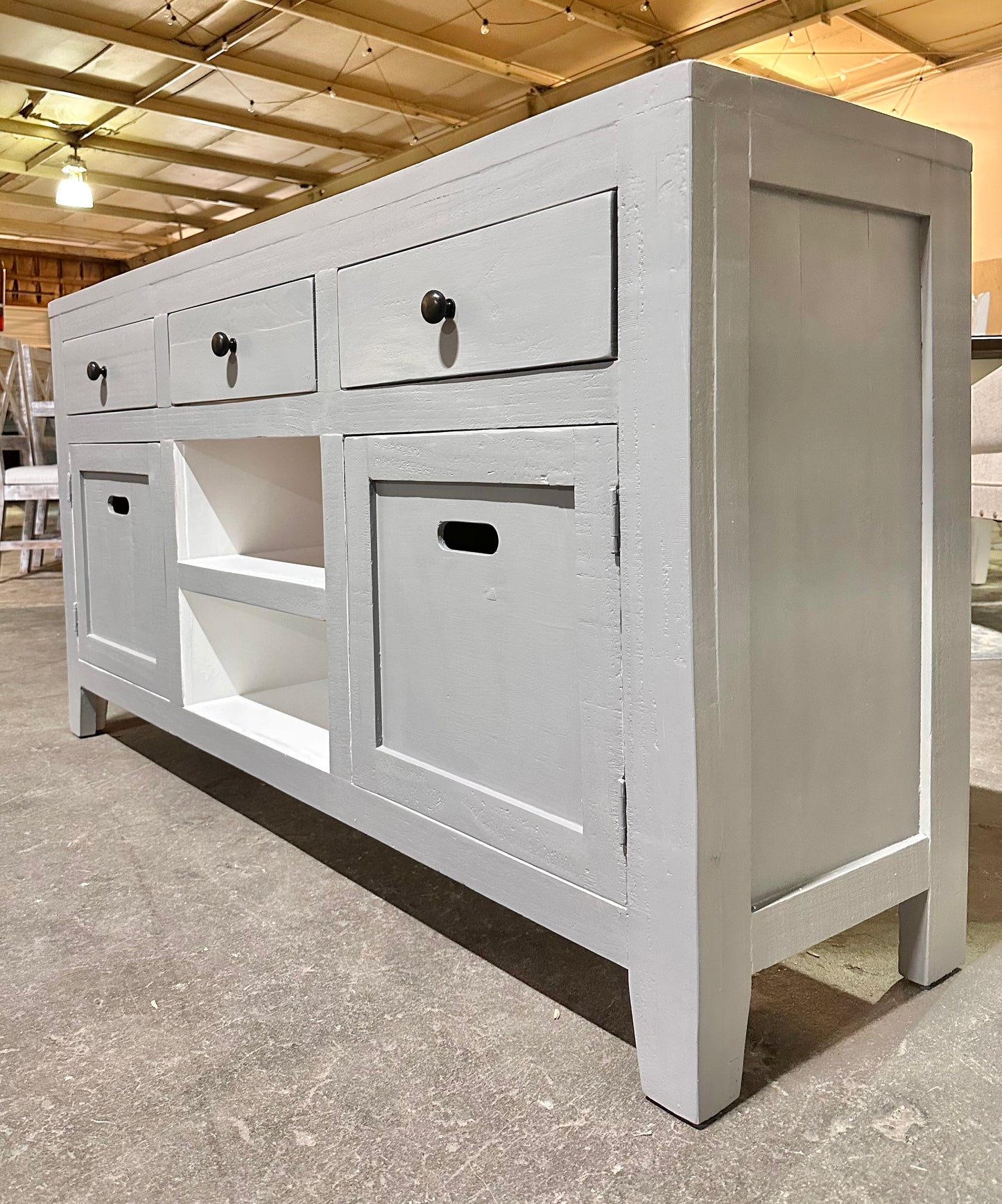 Flynn Gray TV Stand