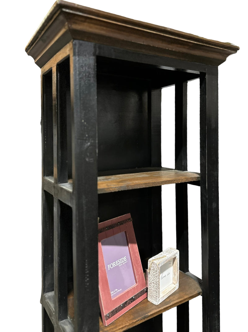 Blythe Black Narrow Bookcase