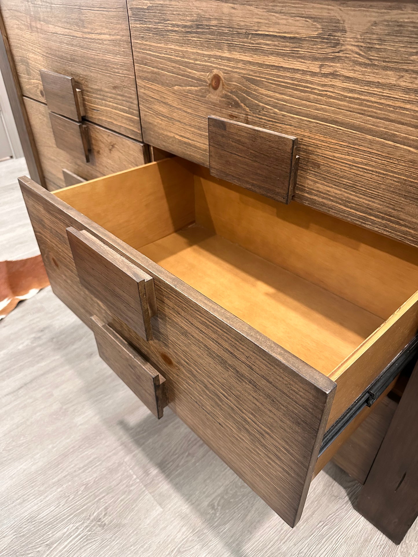 Fallon Rustic Brown Dresser