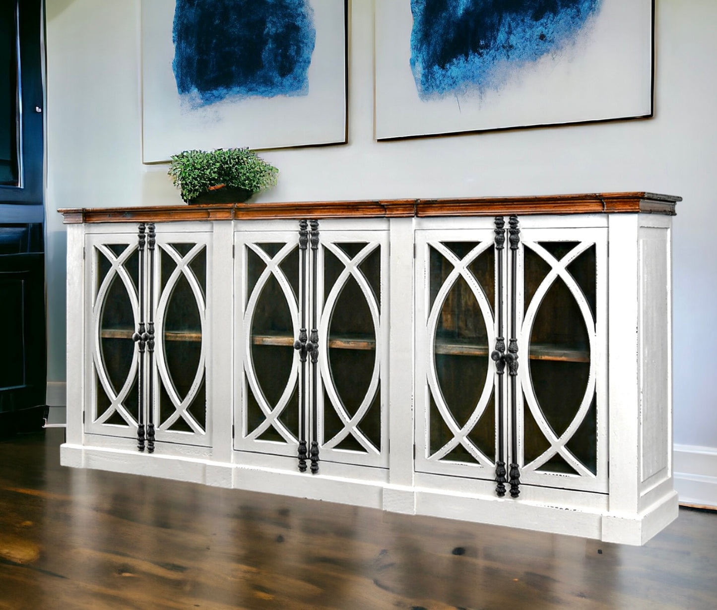 Cameo White & Tobacco Large Buffet