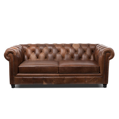 Tribeca Leather Chesterfield Sofa