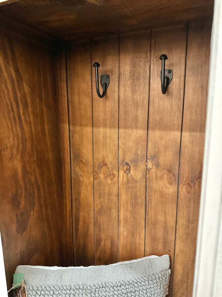 Wren White Small Hall Tree