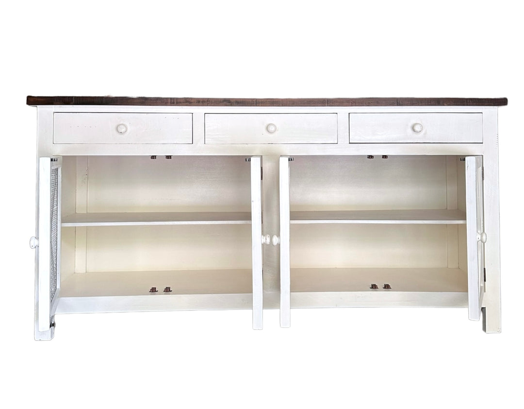 Harrington White Console Cabinet