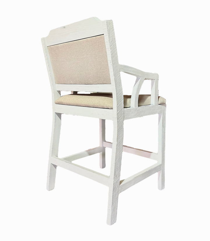 Ellie White Counter Height Stool