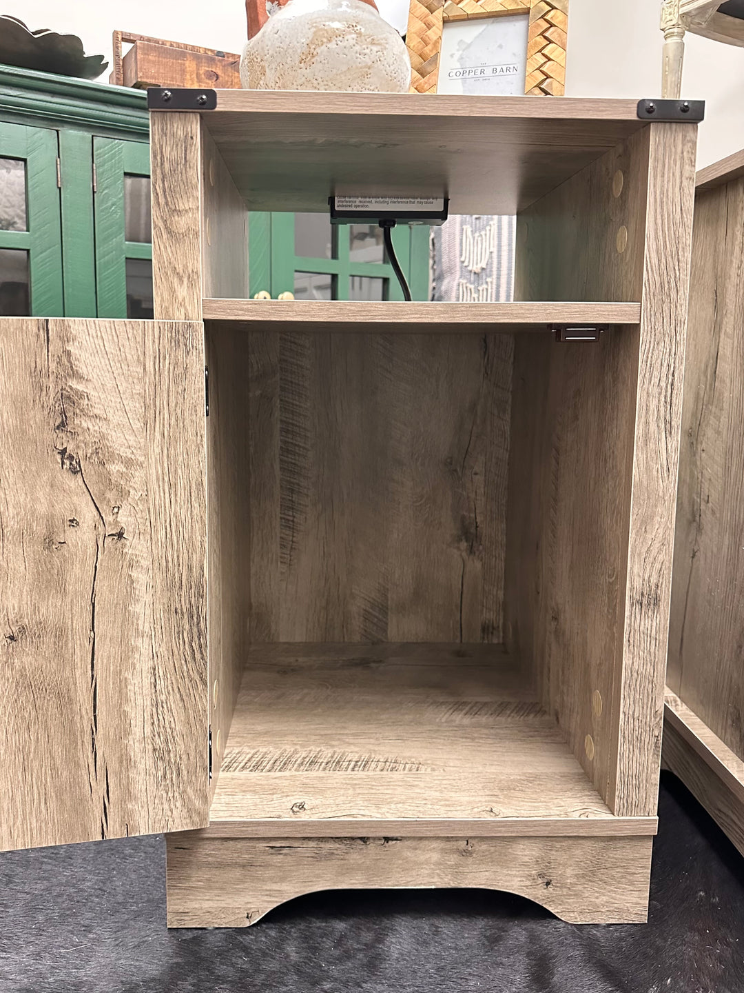 Hadley Weathered Gray Nightstands (pair of 2)