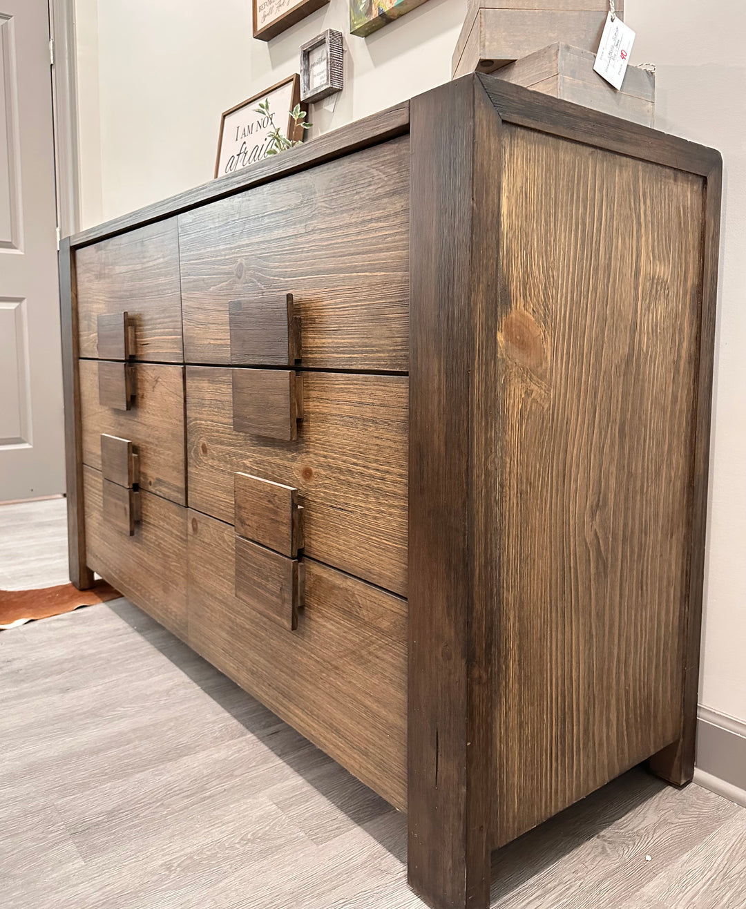 Fallon Rustic Brown Dresser