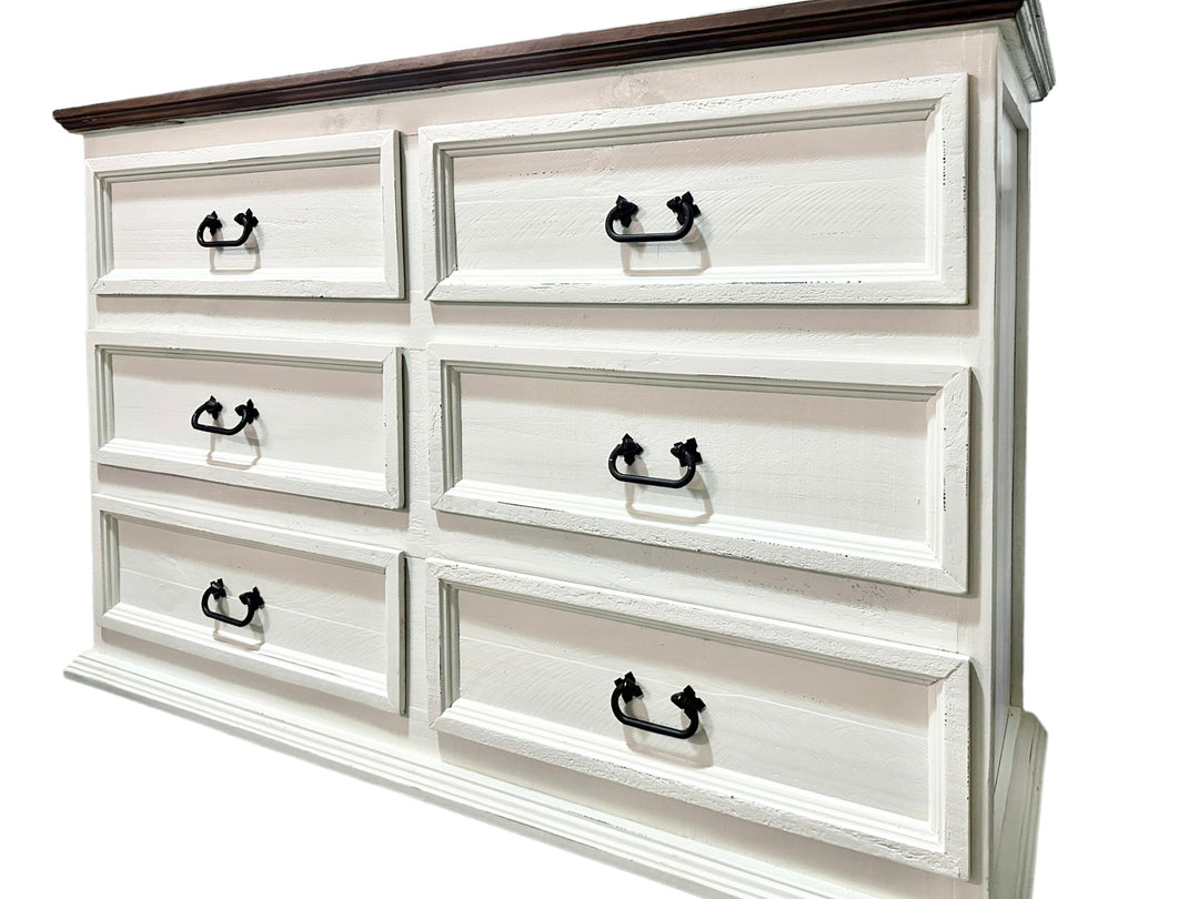 Brooklyn White Dresser with Mirror