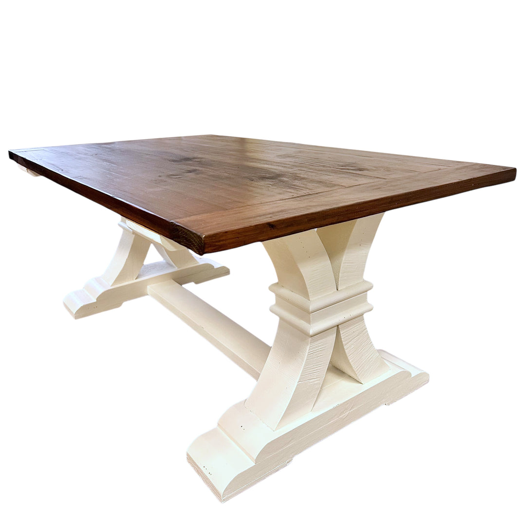 Elliott White & Tobacco Coffee Table