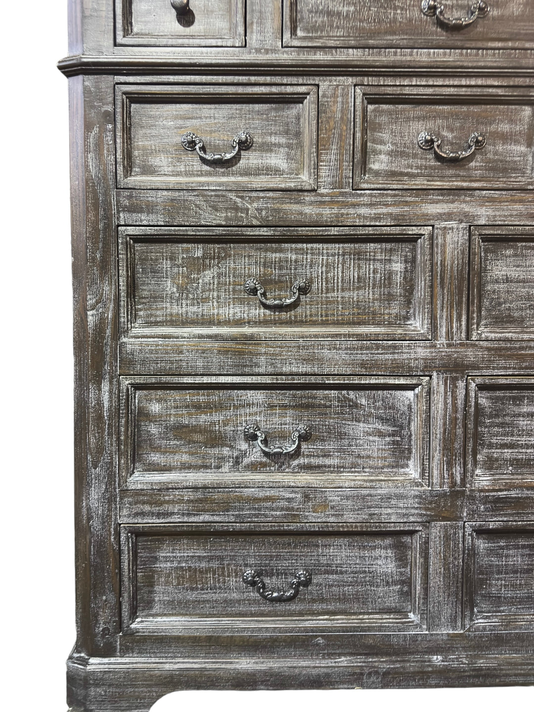 Courtney Weathered Wood X-Large Dresser