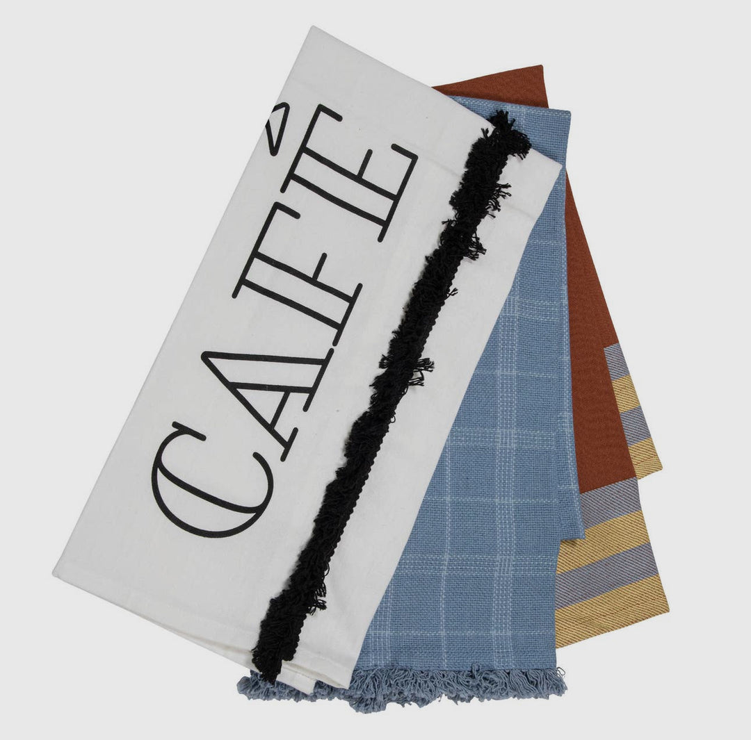 Cafe Tea Towels (set of 3)