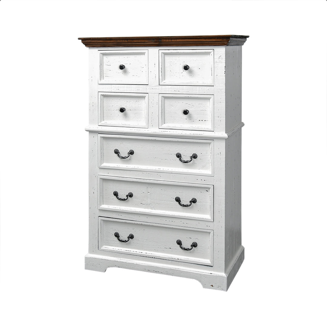 Rosa Distressed White Chest