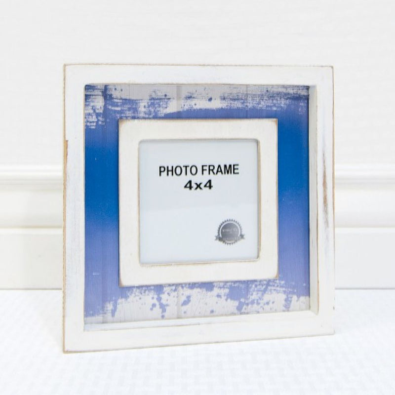 Blue & White Picture Frame