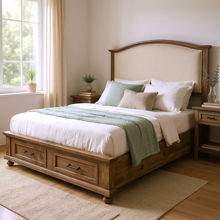 Hensley Upholstered Queen Storage Bed