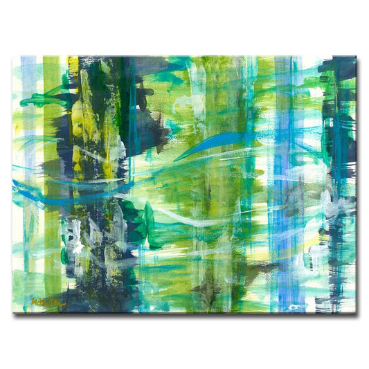‘Calming Chaos' Wrapped Art Canvas