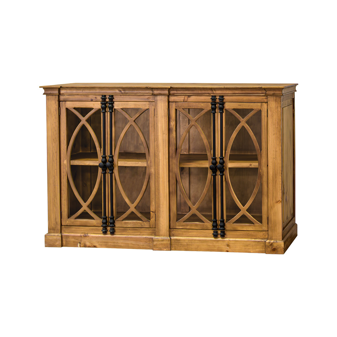 Cameo Honey Brown Console Cabinet