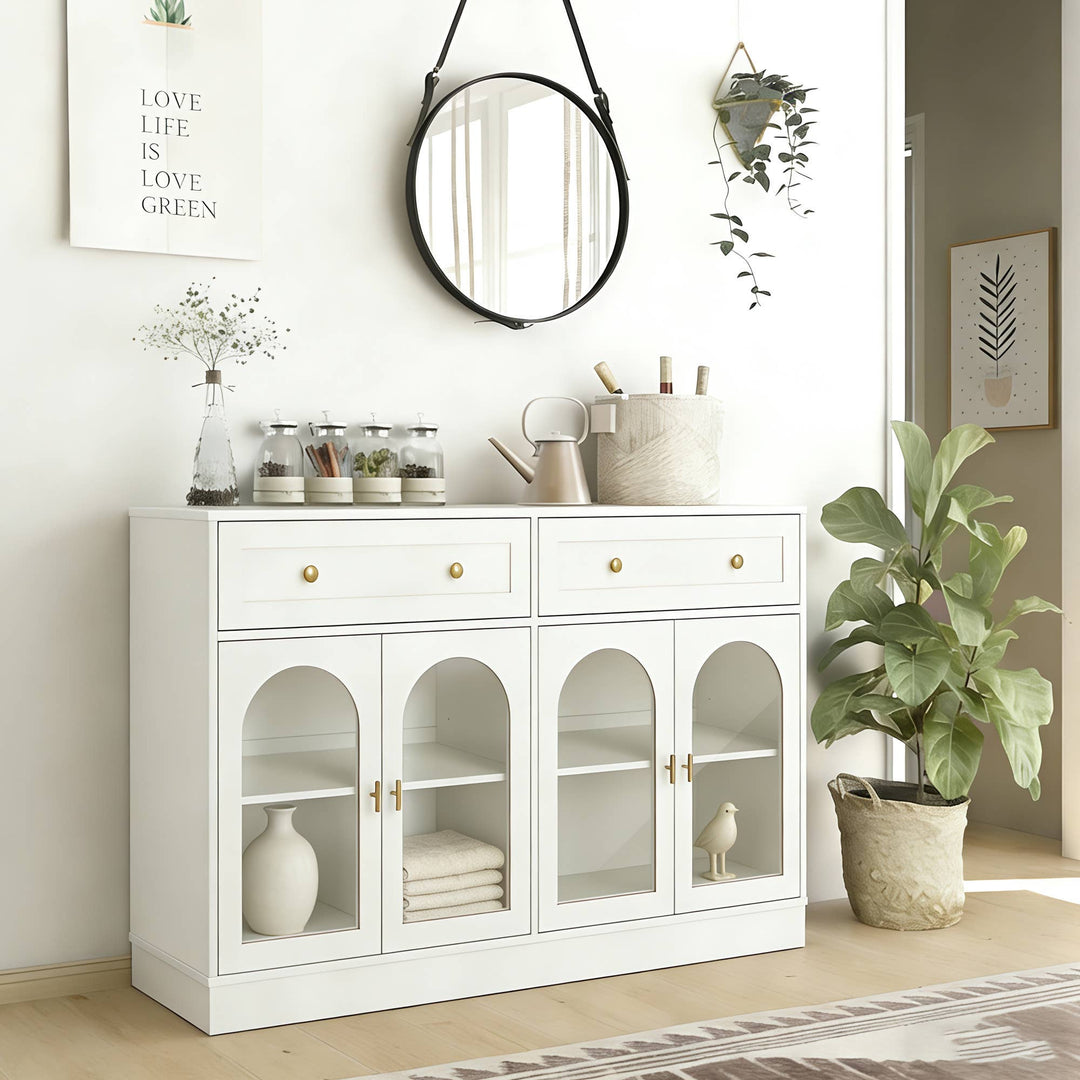 Rowan White Storage Sideboard