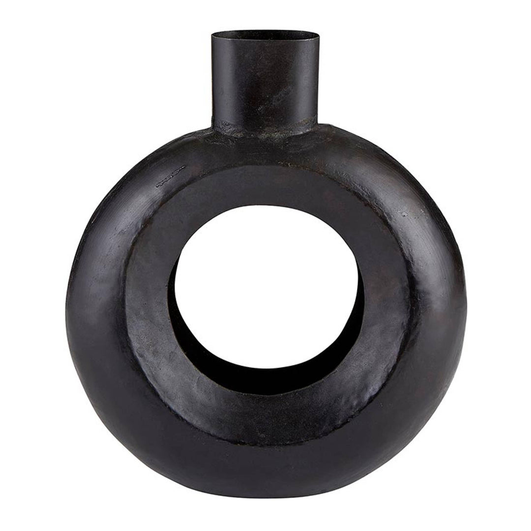 Black Abstract Vase