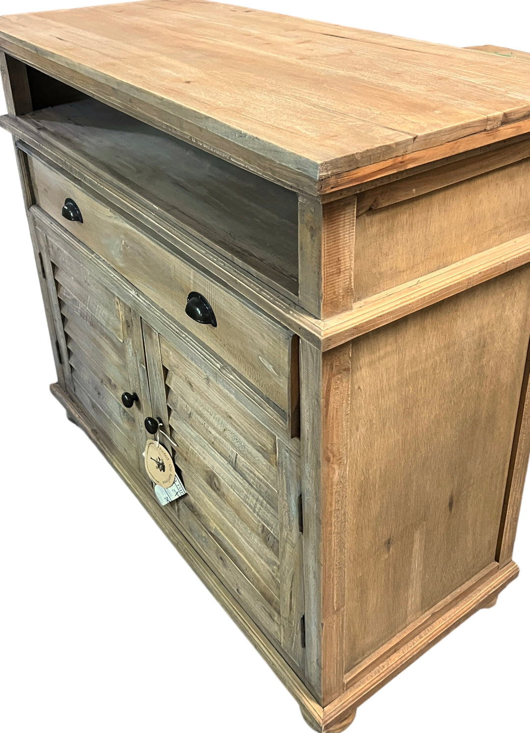 Maddox Driftwood Mahogany TV chest