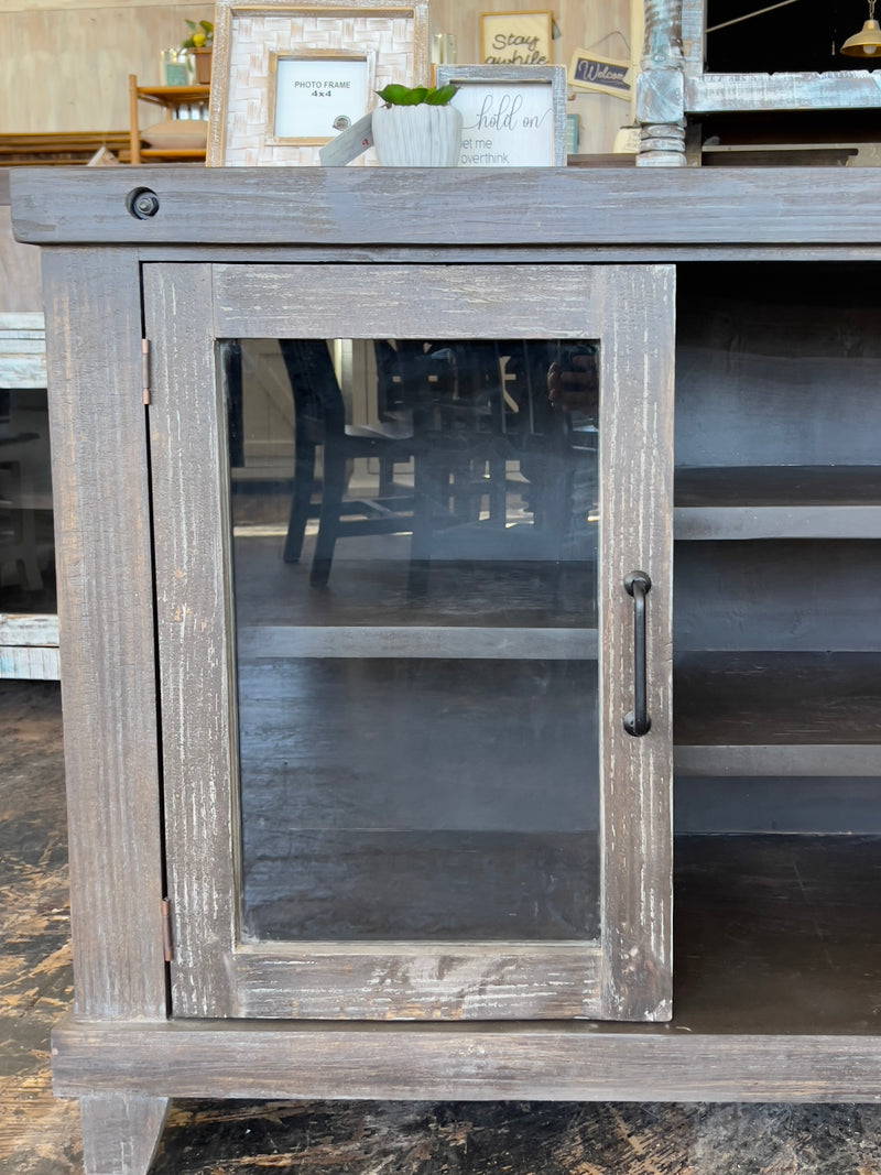 Pittsburgh Washed Gray TV Stand
