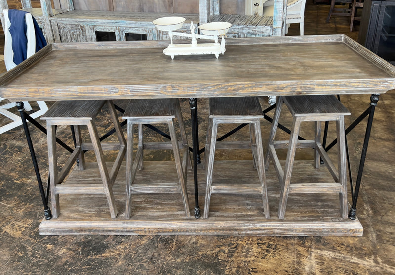 Anthony Gray Washed 5 Piece Sofa Table