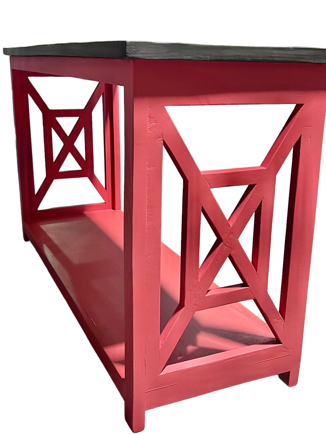 Alicia Red Accent Table