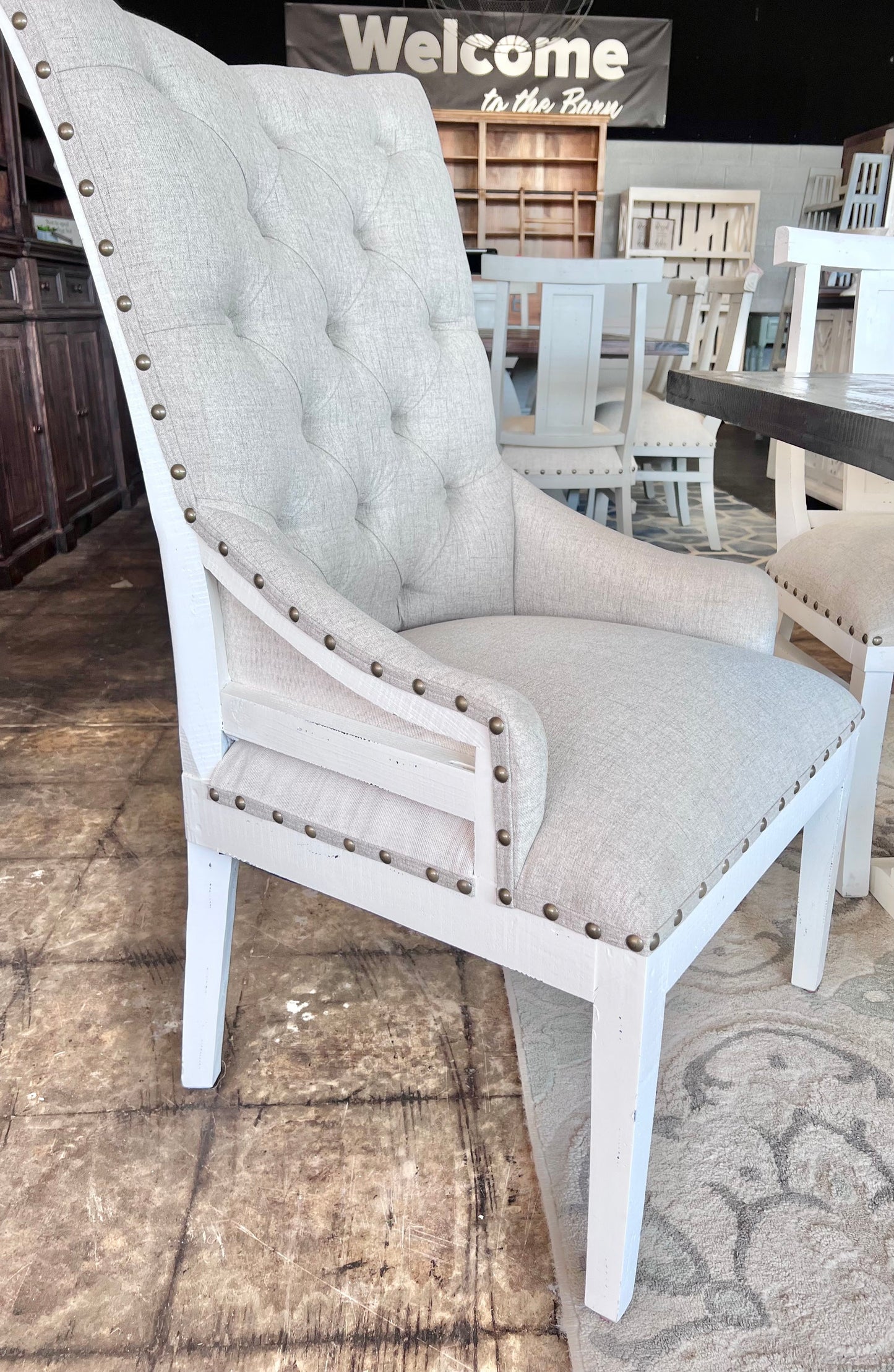 Rita White Deconstructed Captains Chair