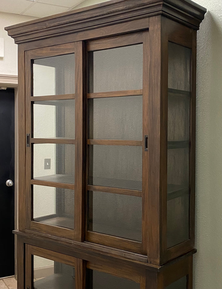 Wells Tobacco Brown Mahogany Cabinet