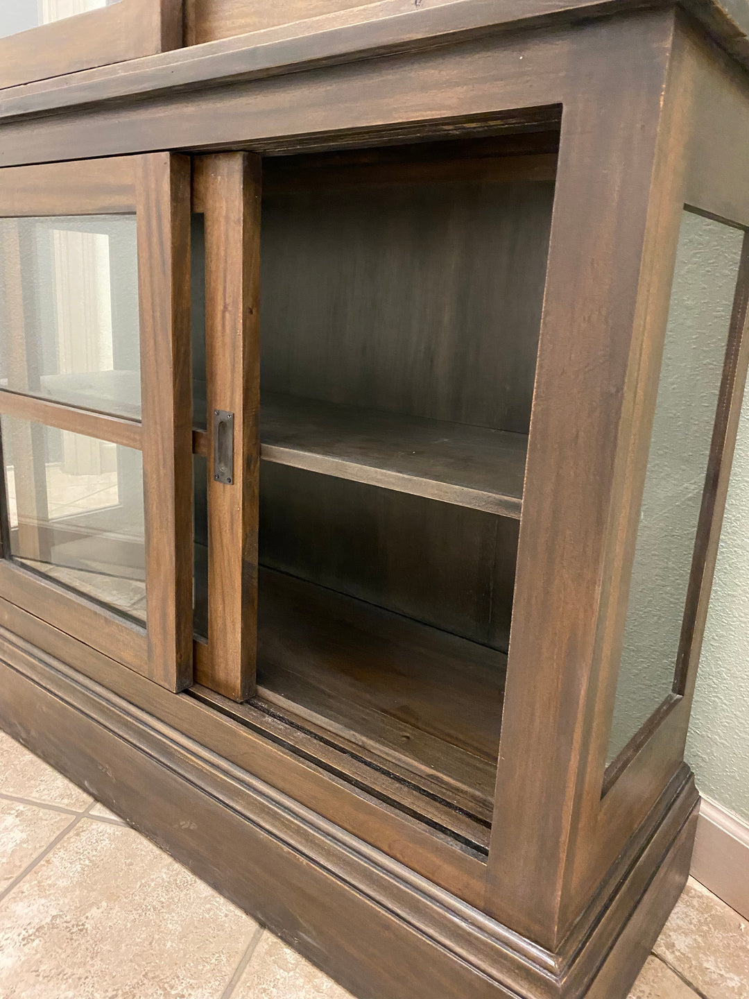 Wells Tobacco Brown Mahogany Cabinet