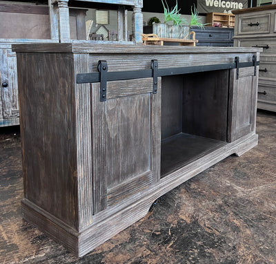 Huck Washed Gray TV Stand