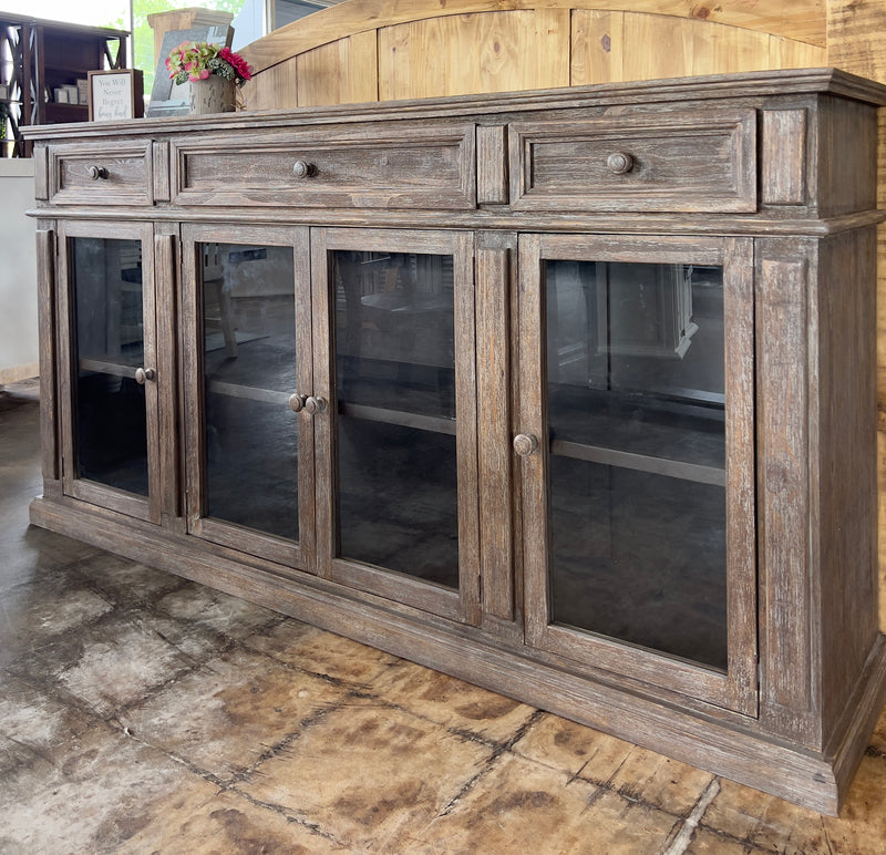 Colton Washed Wheat Brown Buffet