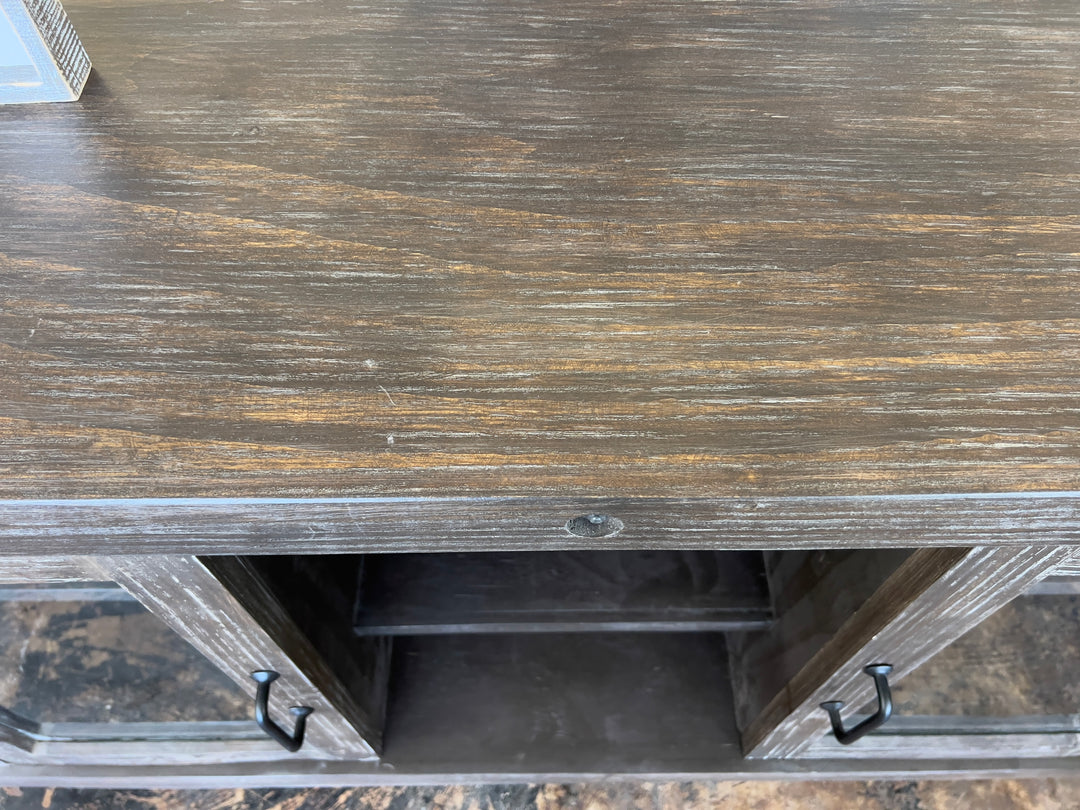 Pittsburgh Washed Gray TV Stand