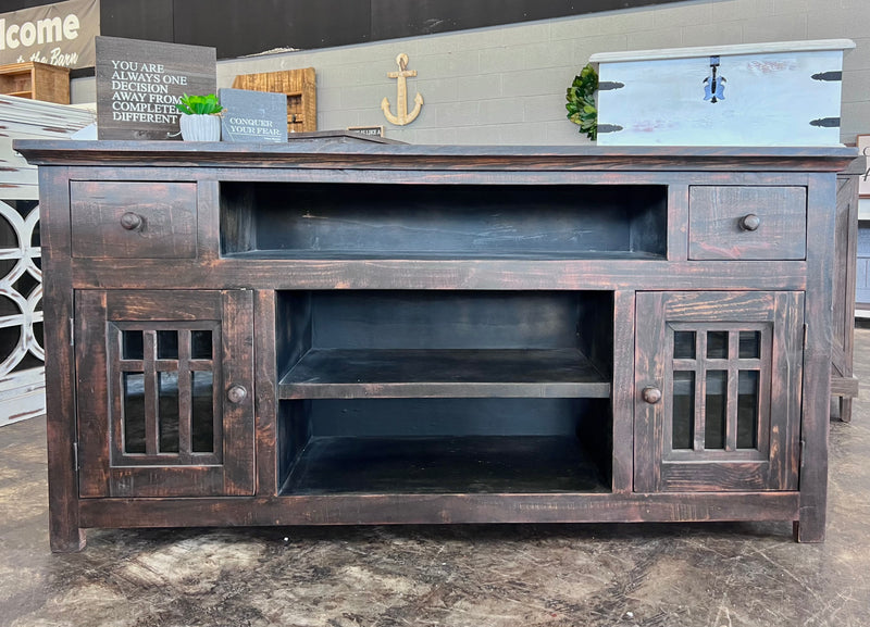 Milo Tobacco Brown Large TV Stand