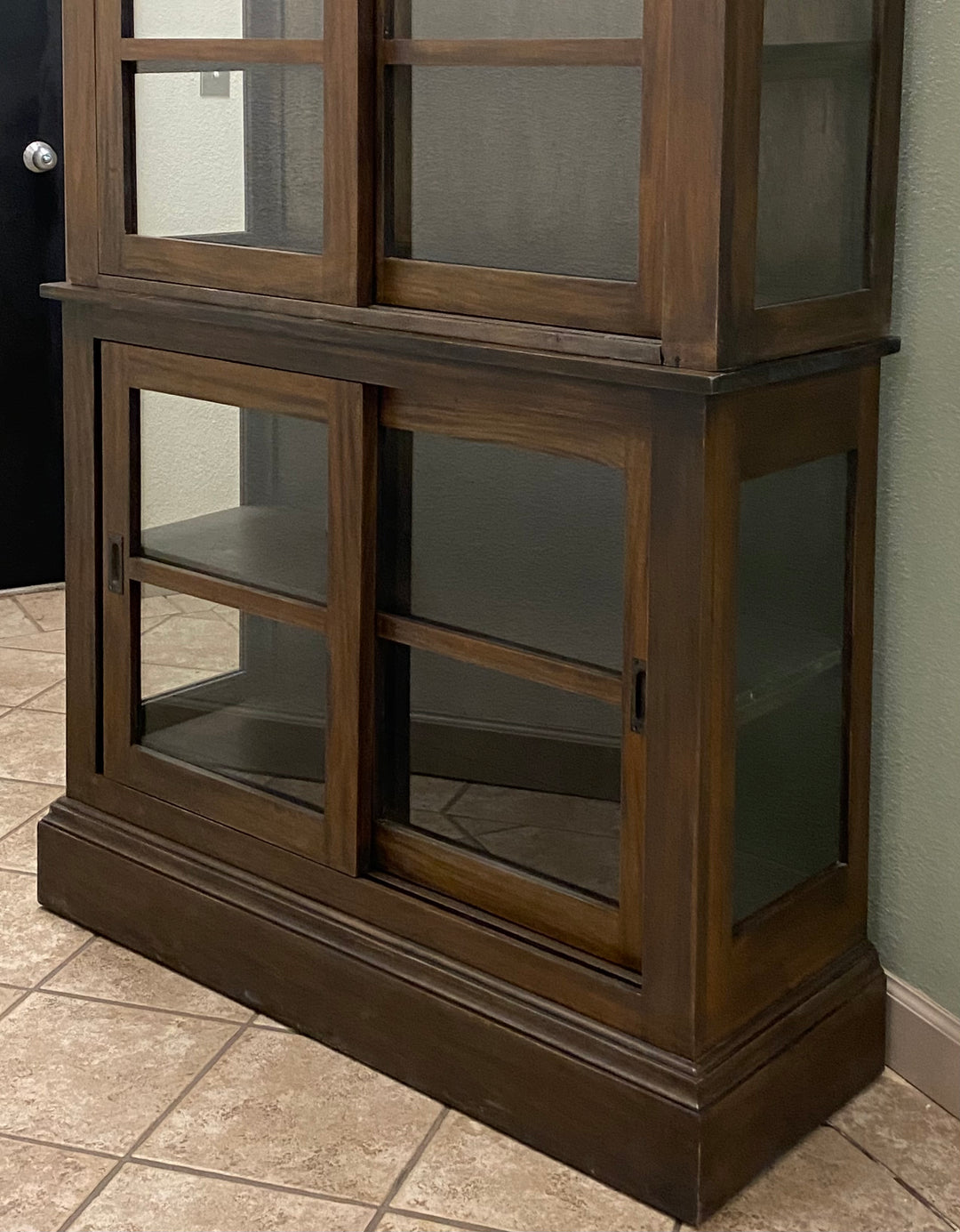 Wells Tobacco Brown Mahogany Cabinet