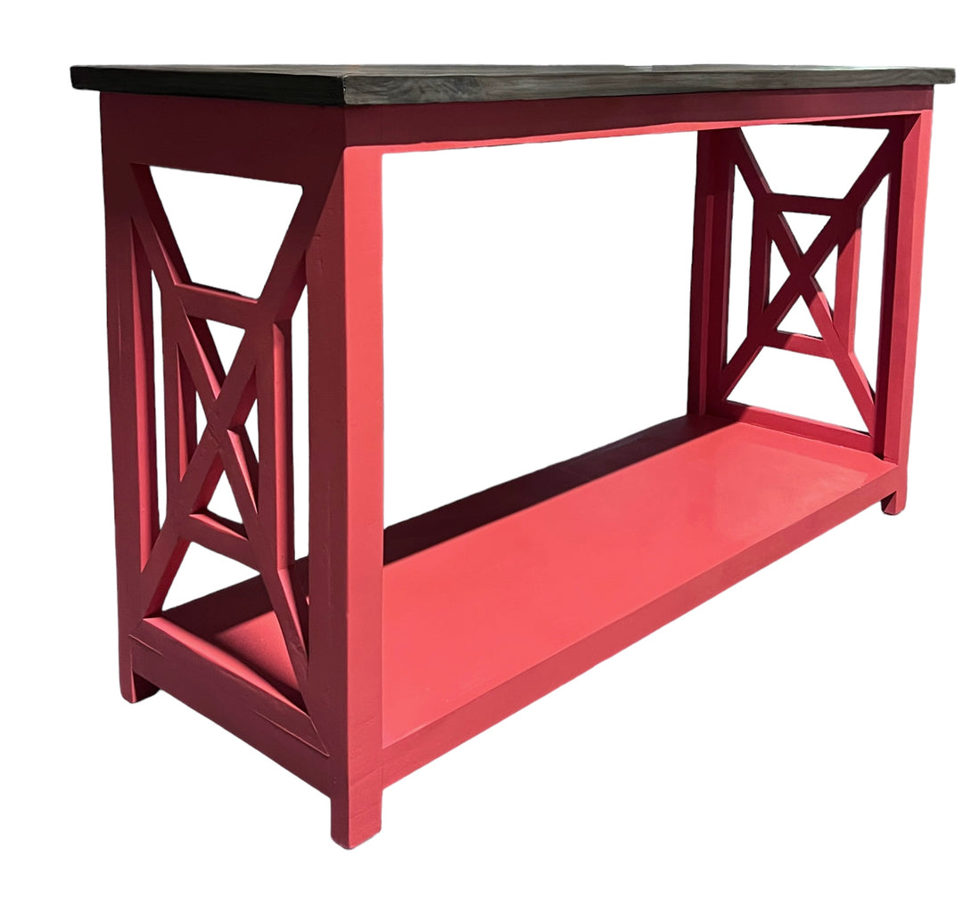 Alicia Red Accent Table