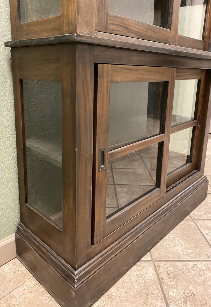 Wells Tobacco Brown Mahogany Cabinet