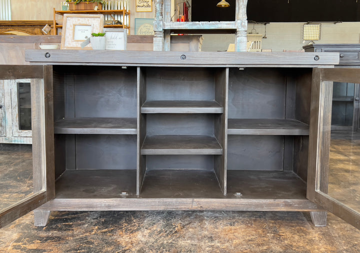 Pittsburgh Washed Gray TV Stand