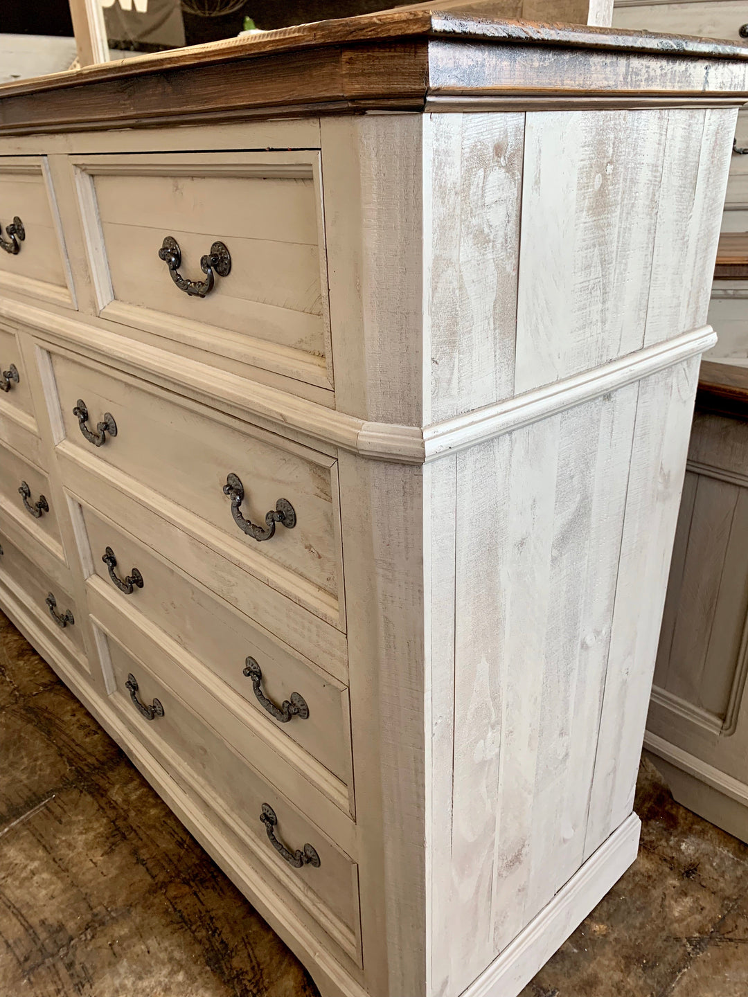 Courtney Gray Dresser with Mirror
