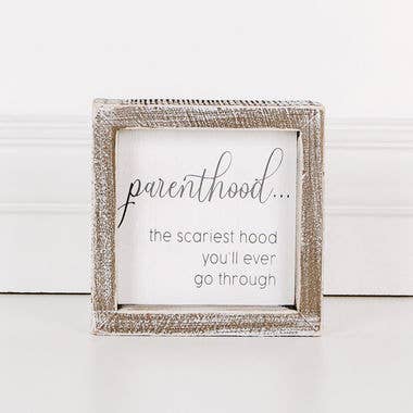 Parenthood… small sign