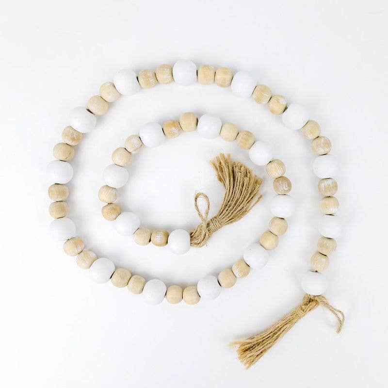 Bamboo beaded garland