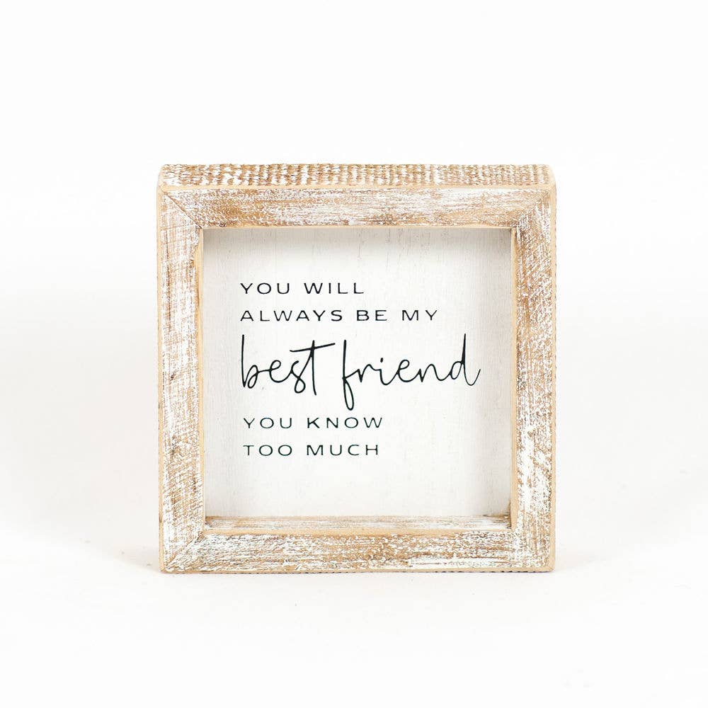 Best Friend... wood sign